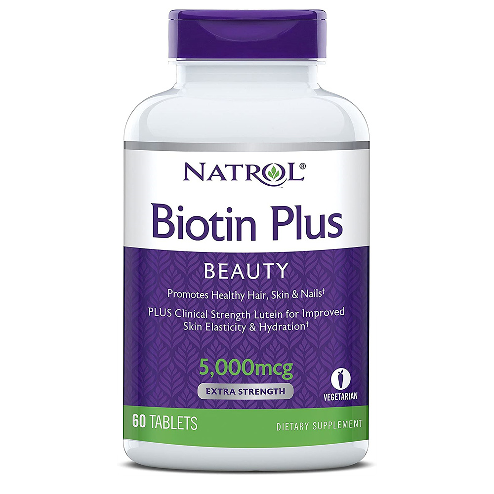 나트롤 비오틴 플러스 5000mcg 루테인 함유 60정