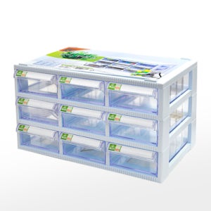 알파 멀티부품함 9단 DS-509 멀티박스 레고 약품 장난감 정리함