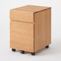 [MUJI] 떡갈나무 목제 데스크 캐비닛