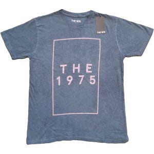 공식 THE 1975 I Like It Logo 딥 다이 워싱 반팔 티셔츠