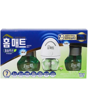 홈매트 홈솔루션 허브훈증기+45일x3개입 전자모기향