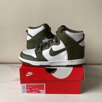 나이키 GS 덩크 하이 화이트 카고카키 Nike Dunk High DB2179-105