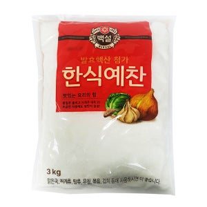 CJ 백설 한식예찬 3kg 미원 조미료