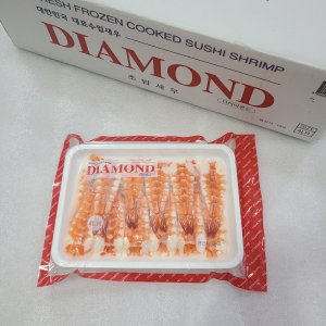초새우 4LH 20미 20팩 다이아몬드 초밥용 자숙 새우 초밥재료
