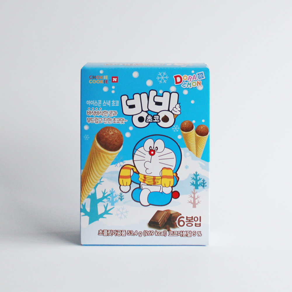 도라에몽 아이스콘 스낵 빙빙초코