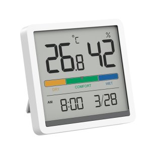 샤오미 블루투스 실내 야간 알람 타이머 디지털 화분 시계 온도계 습도계 온습도계