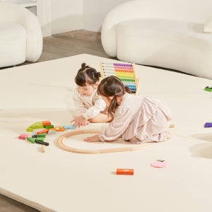 바니하우스 이지클린 2단 알러지프리 항균 빅 폴더매트 320x280x4cm