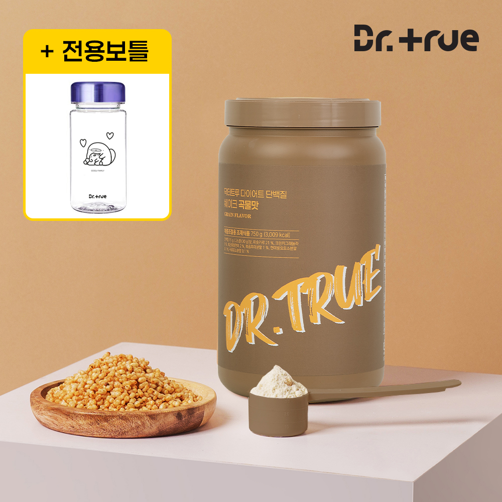 닥터트루 다이어트 단백질 쉐이크 1통 곡물 맛 외 8종 식사대용 프로틴 보충제 산양유