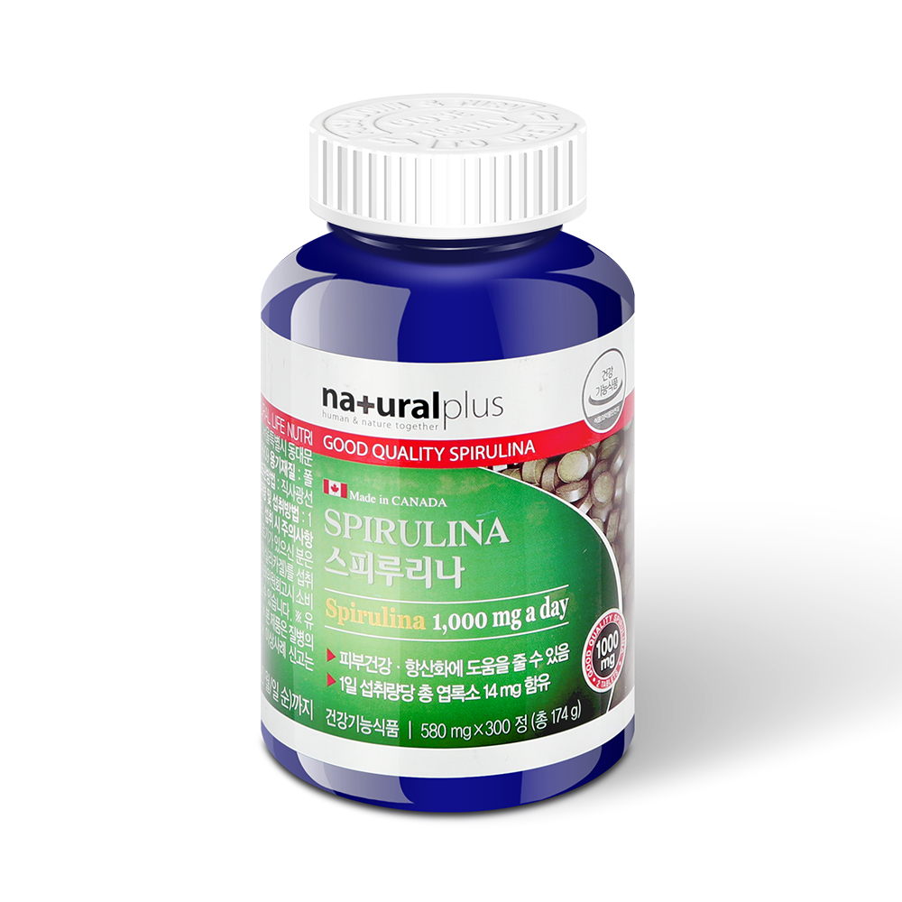 <b>내츄럴플러스 피부</b>에좋은 스피루리나 캐나다 제품(5개월분)