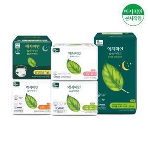[4+4] 예지미인 숲속이야기 비오셀 생리대 세트 (중형 대형 팬티라이너 입는오버나이트)