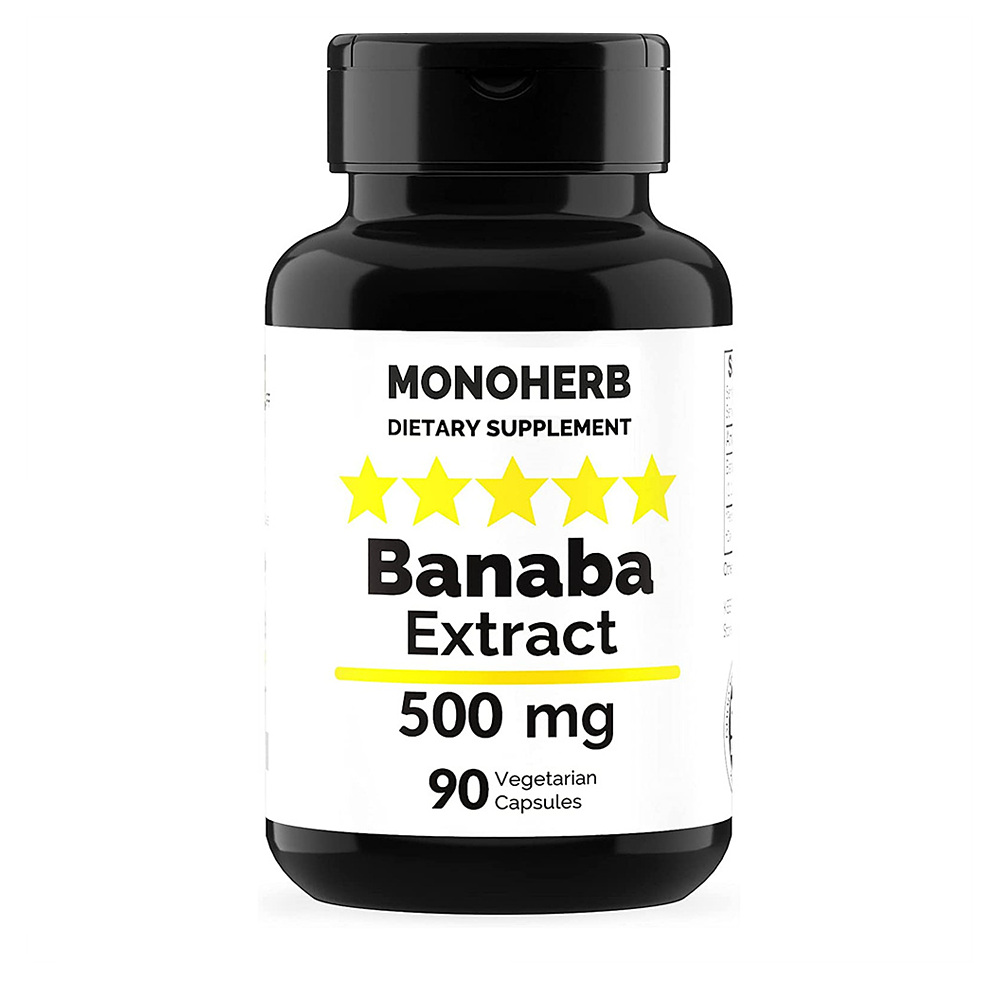 Monoherb 모노허브 바나바 추출물 500mg 90정 Banaba Extract 2% <b>Corosolic Acid</b>