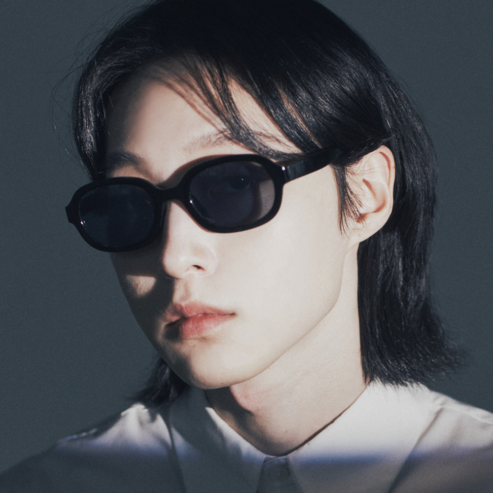 남자 여자 레트로 빈티지 복고 틴트 패션 타원형 뿔테선글라스