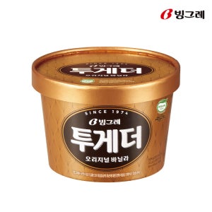빙그레 투게더 오리지널 바닐라 900ml 4개 아이스크림