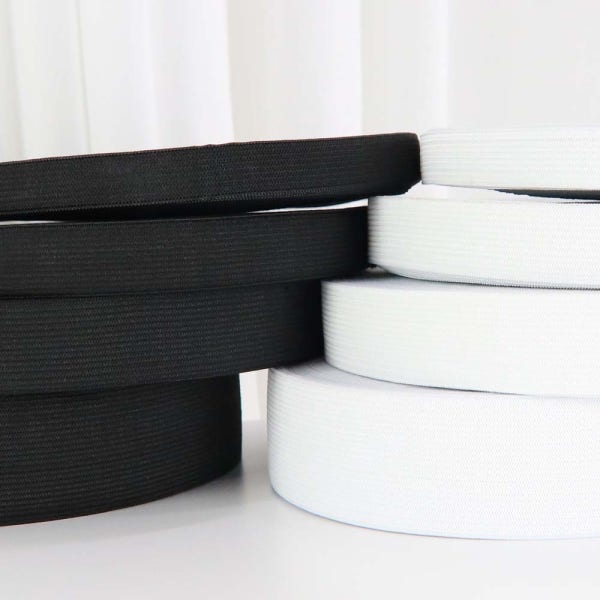바지끈 고무밴드 허리고무줄 탄성밴딩 납작고무줄 15mm