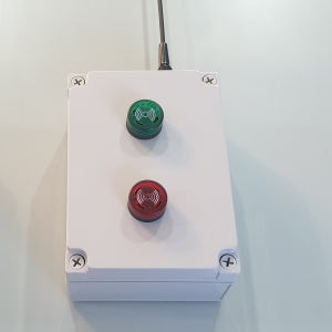 장거리무선경광등 접점(무전압/24VDC)입력 소방 이보점점 262MHz 중계가능