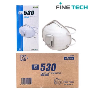 파인텍 우리텍 산업용 공업용 작업용 방진마스크 2급 530 1박스(240개입)