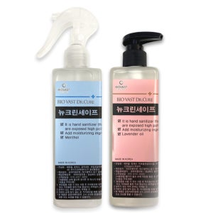 뉴크린세이프 손소독겔 손소독스프레이 세트 300ml