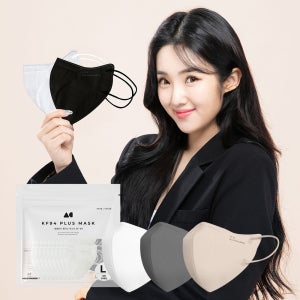 올챌린지 플러스 KF94 마스크 새부리형 50매+50매 국산 사계절용 덴탈마스크 대형