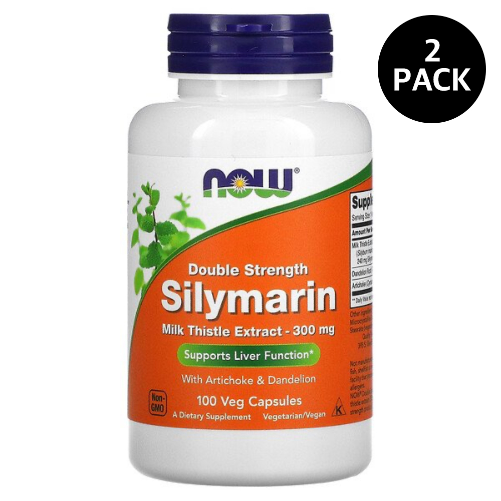 Now Foods <b>Silymarin</b> 나우푸드 <b>실리마린</b> 300mg 100 캡슐 X 2팩