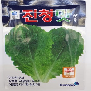 진청맛상추 아삭이 여름상추 씨 종자 300립