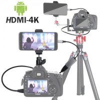라이트닝 HDMI-4K 카메라 스마트폰 프리뷰 필드모니터