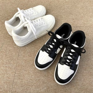 범고래 스니커즈 남녀공용 흰검 오레오 발편한 운동화