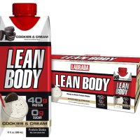 LABRADA Lean Body Protein Shake Cookies N Cream 라브라다 린바디 프로틴 쉐이크 쿠키 앤 크림 17oz(500ml) 12팩