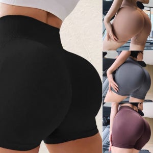 요가반바지 힙업레깅스 셔링 헬스 운동 2부 쇼츠 힙중독