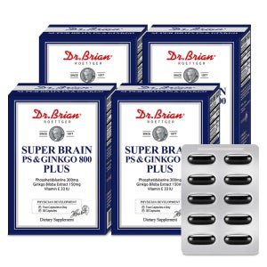 포스파티딜 세린 징코 닥터브라이언 포스파티딜세린 슈퍼브레인 30캡슐 x4개