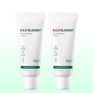 닥터지 레드 블레미쉬 클리어 수딩 크림 70mL+70mL(튜브형)