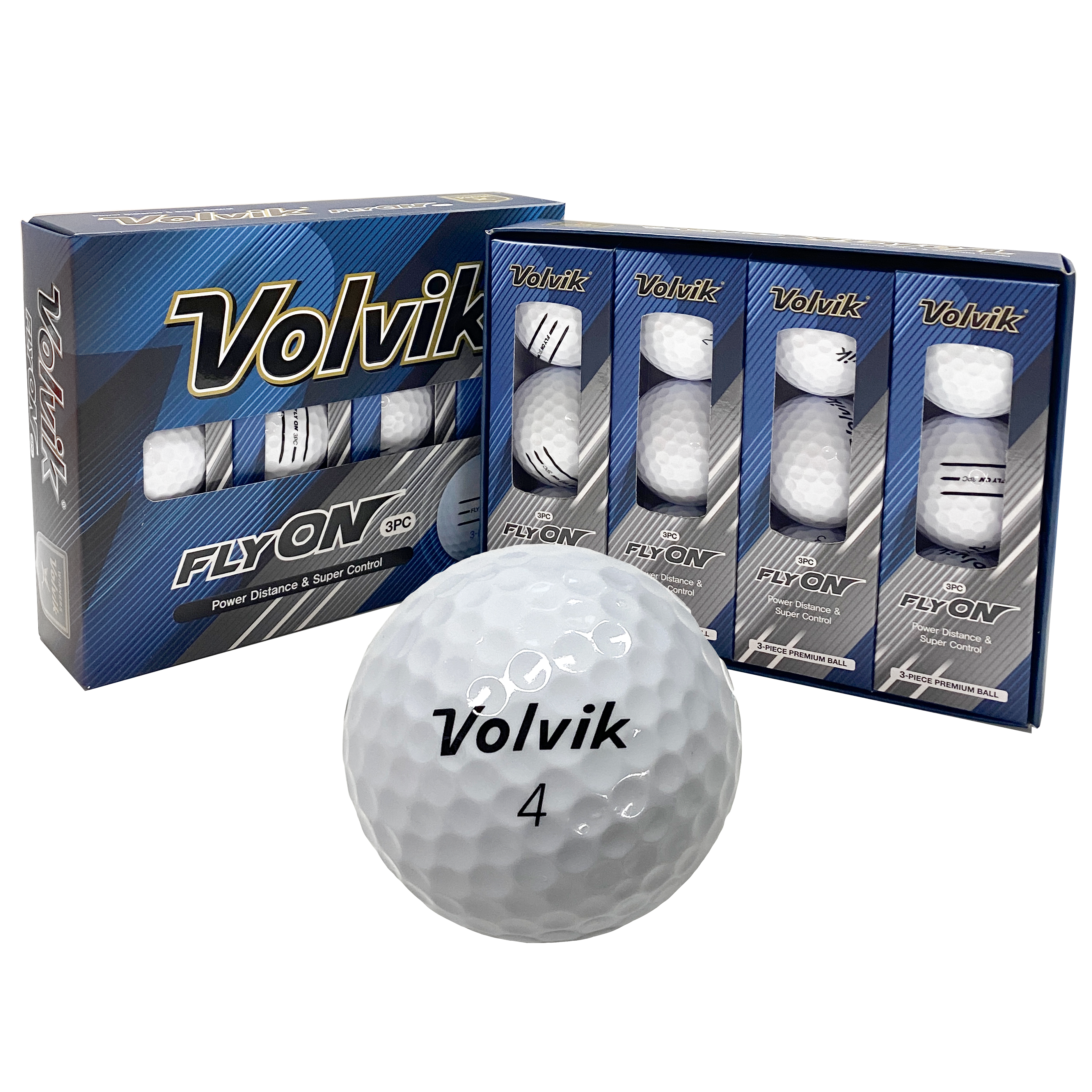 볼빅 플라이온 3피스 3선 24개 화이트볼 코스트코 골프공