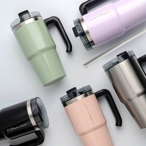 대용량텀블러 손잡이 빨대 보온보냉 벤티사이즈 600ml