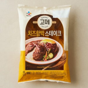 고메 냉동 치즈함박스테이크 4인분 465g, 3개
