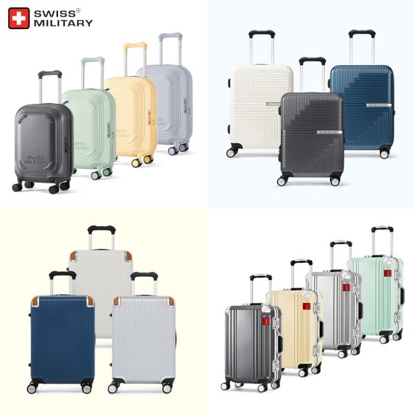 스위스밀리터리 캐리어 65cm(24인치) 71cm(26인치) 75cm(28인치) 캐리어 셋트 W
