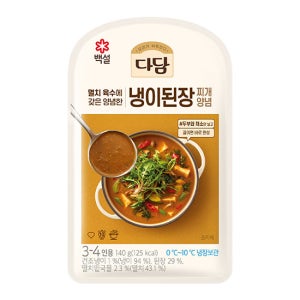 다담 찌개양념 냉이된장찌개, 140g, 8개