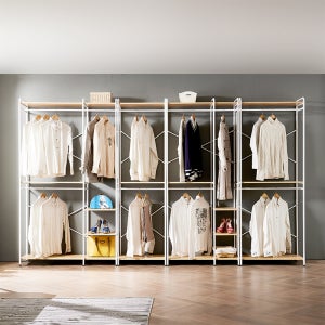 홈스타일 드레스룸 옷걸이 행거 화이트