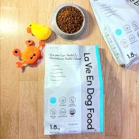 강아지 눈물 가수분해 사료 비숑 말티즈 푸들 라비앙독 연어 1.8kg+영양제샘플