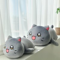 KC인증 냐한 남자 춘배 영철 라잉 고양이 인형 25cm 50cm 바디 필로우 모찌