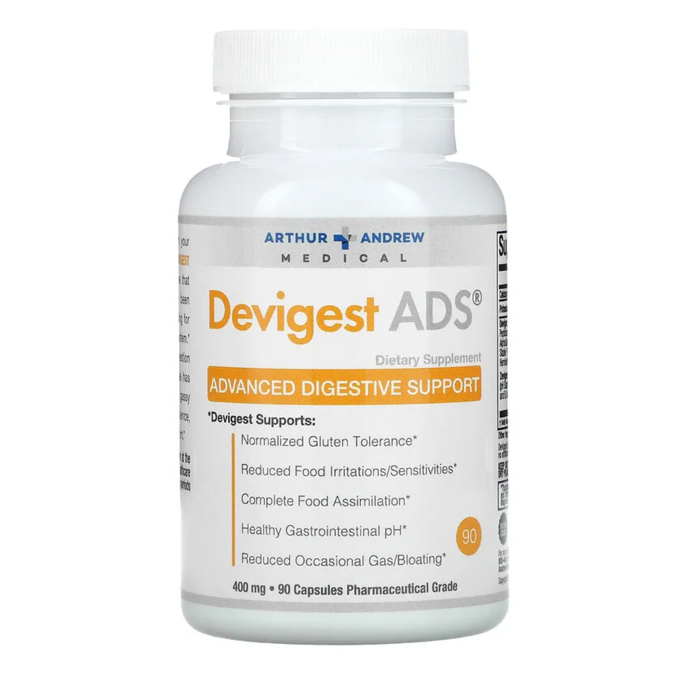 아서 앤드류 <b>데비제스트 ADS</b> 유산균 90정 Arthur Andrew Medical, Devigest ADS, Advanced