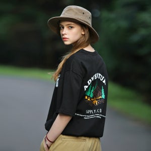 플루크 마운틴 캐번 그래픽 반팔티셔츠 FST157 / 4color N