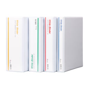 프로비즈 백색투명 3공 사다리 바인더 A4