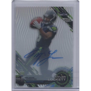 [Tyler Lockett] 2015 Topps FOOTBAL High Tek Pattern 1 Grass/Waves RC Auto