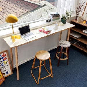 보노 원목 미니 창가 카페 베란다 슬림 홈카페 홈바 테이블 1200 CNM173C