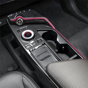 EV6 카본 몰딩 기어패널 커버 튜닝 용품