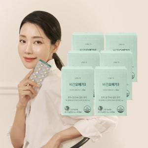 [UNA:N] 유나엔 비건오메가3 초임계 알티지 오메가3 임산부 선물 60캡슐, 6개