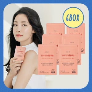[UNA:N] 유나엔 원데이스킨솔루션 로즈마리자몽추출물 히알루론산 비타민 30정, 6개