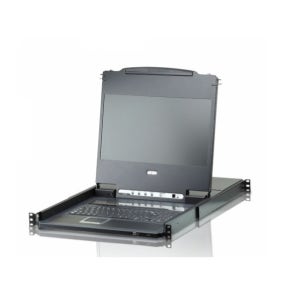 ATEN CL6708MW 싱글 레일 8포트 DVI FHD LCD KVM