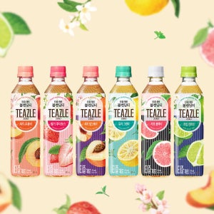 티즐 제로 자몽블랙티 500mL 10개+티즐 제로 피치우롱티 500mL 10개 외 7종 골라담기