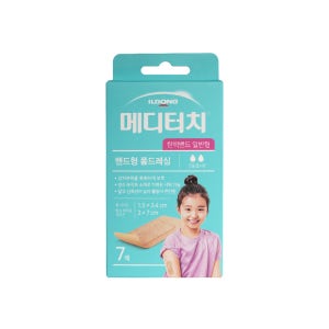 일동제약 메디터치밴드 일반형 7매 신축성좋은 상처보호 폼드레싱 생활방수밴드