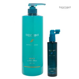바이오메드 2종세트 NR삼푸1000ml+앰플80ml 가는모발 손상관리